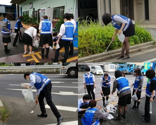 地域清掃活動の写真